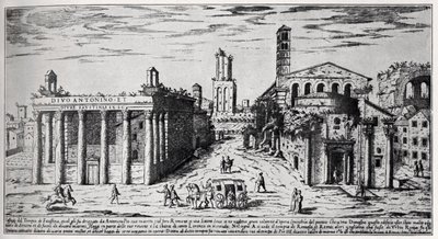 Forum romain au XVIe siècle - Unbekannter Künstler