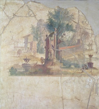 Paysage sacro-idyllique, de la Villa d