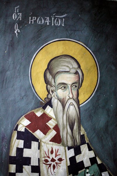 Saint-Hérodion, fresque byzantine du monastère d