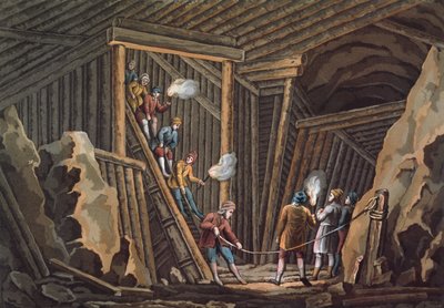 Mine de sel à Hallein - Unbekannter Künstler