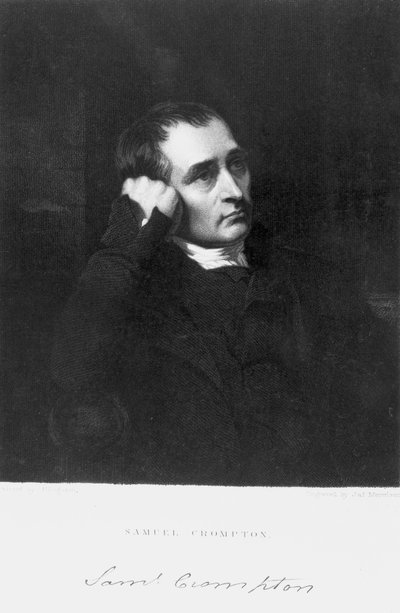 Samuel Crompton, inventeur anglais de la mule-jenny, début du 19e siècle - Unbekannt