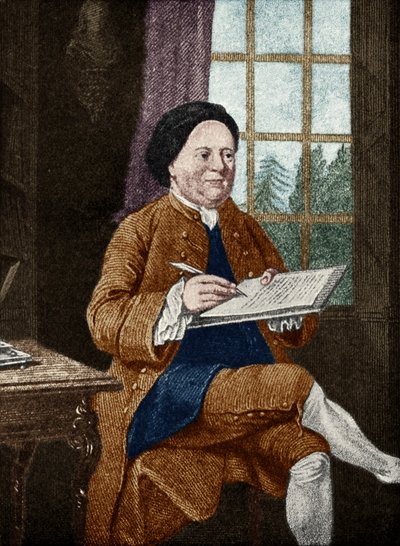 Samuel Richardson, portrait. Auteur anglais, 19 août 1689 - 4 juillet 1761. par Mason Chamberlin - Unbekannt