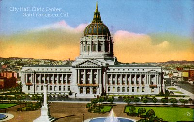 San Francisco : Hôtel de Ville, Centre Civique - Unbekannter Künstler