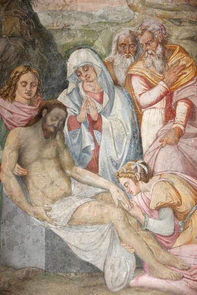 Église de San Jeronimo. Jésus descendu de la croix - Unbekannt