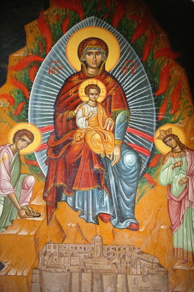 Icône du monastère orthodoxe de Sainte-Catherine, Sainte Catherine, Égypte - Unbekannt