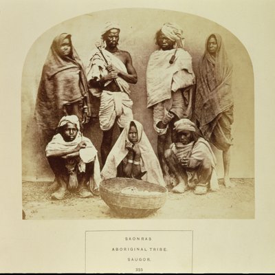 Saonras, une tribu aborigène de Saugor, Inde centrale, n° 355 de 