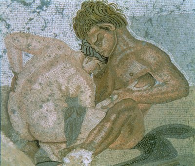 Satyre et Ménade (détail) - Unbekannter Künstler