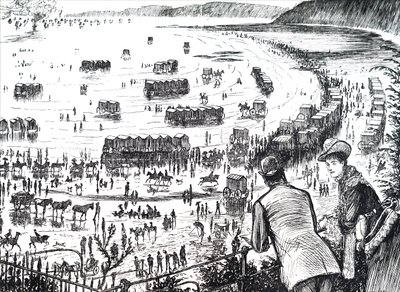 Plage de Scarborough - Unbekannter Künstler