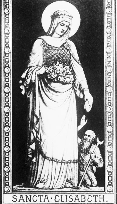 Scène de la vie de sainte Élisabeth de Hongrie - Unbekannter Künstler