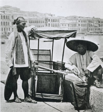 Chaise à porteurs à Hong Kong - Unbekannt