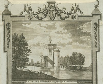 Shugborough - Temple des Vents : gravure, nd [vers 1770] - Unbekannt