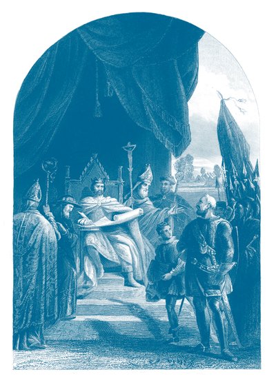 Signature de la Magna Carta - Unbekannter Künstler
