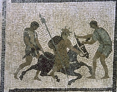 Silenus sur un âne, détail d