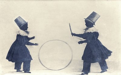 Silhouette de deux membres de la famille Brett - Unbekannt