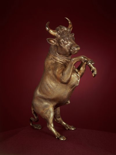 Modèle en argent doré d