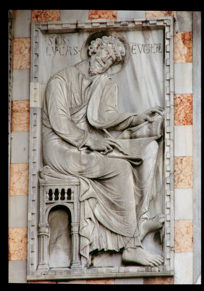 Saint Luc, relief du côté nord de la basilique - Unbekannt