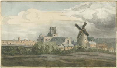 Stafford - Vue Nord-Ouest: aquarelle, nd [?19e siècle] - Unbekannt