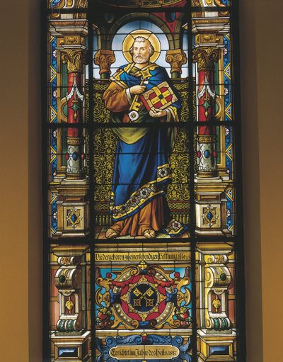 Vitrail de Saint Pierre, Stockholm, Suède - William M. Timlin
