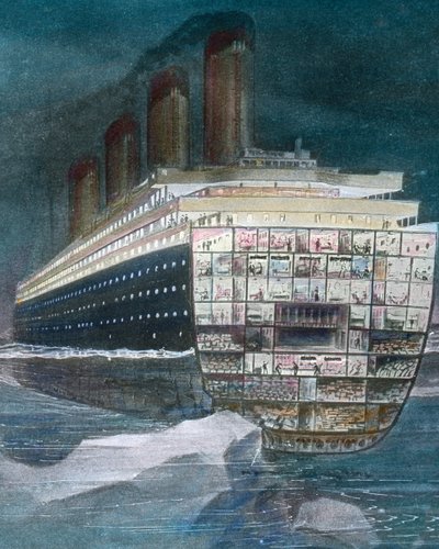 Vapeur en grand voyage - Unbekannter Künstler