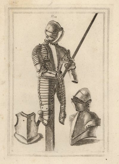 Armure de joute avec grande garde et repose-lance de la Tour de Londres - Unbekannt