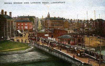 Pont tournant et London Road, Lowestoft - Unbekannter Künstler