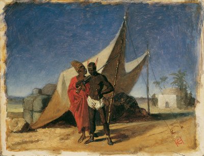 Scène en Afrique du Nord - Unbekannter Künstler