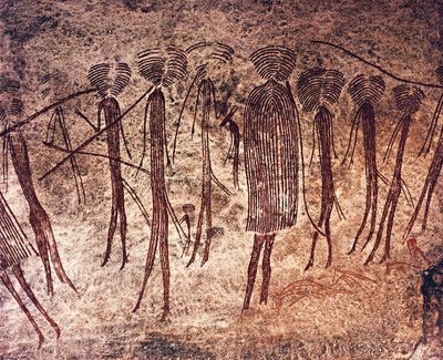 Tanzanie, région de Dodoma, Kondoa, Dessins rupestres - William M. Timlin