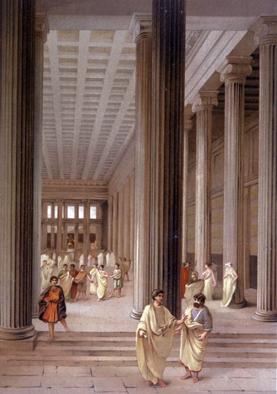 Temple à Pompéi - Unbekannter Künstler