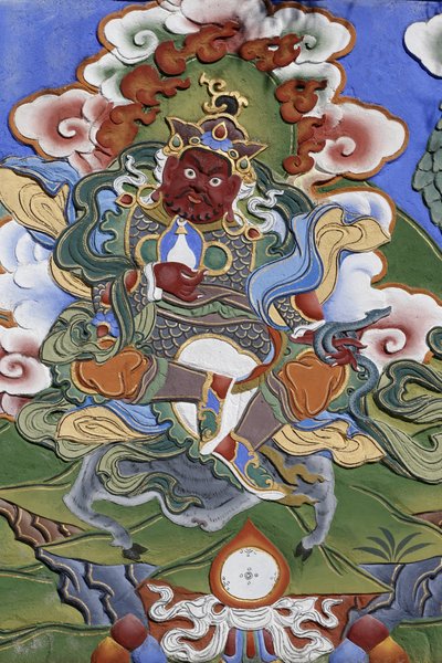 Temple des Mille Bouddhas. Congrégation Dashang Kagyu Ling. Gardien du temple, La Boulaye, France - Unbekannt