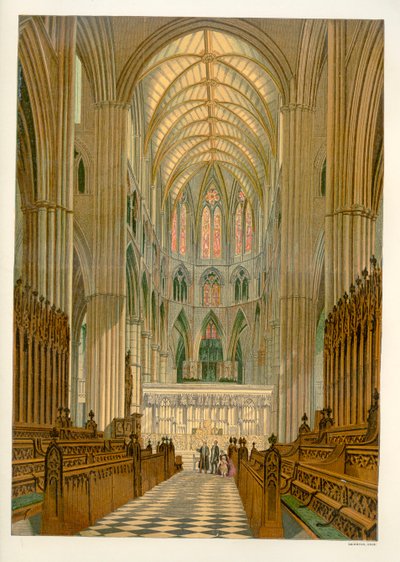 Le Chœur - Abbaye de Westminster - Unbekannter Künstler