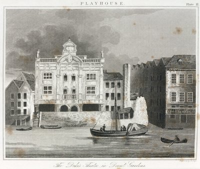 Le théâtre du Duc, dans Dorset Gardens, Londres, vers 1820 - Unbekannt