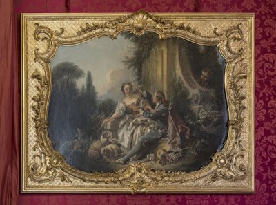 Le Pasteur galant ou la Guirlande. Chambre de parade de la princesse. Hôtel de Soubise, Paris - Unbekannt
