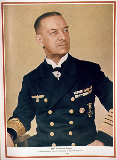 Le Grand Amiral Raeder (1876-1960) Commandant en chef des Marines, de la revue 