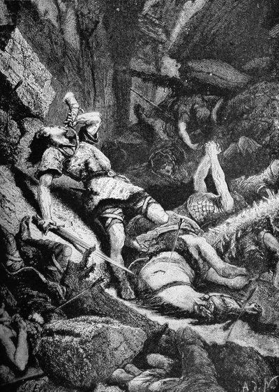 La Grande Bataille de Roncevaux - Unbekannter Künstler
