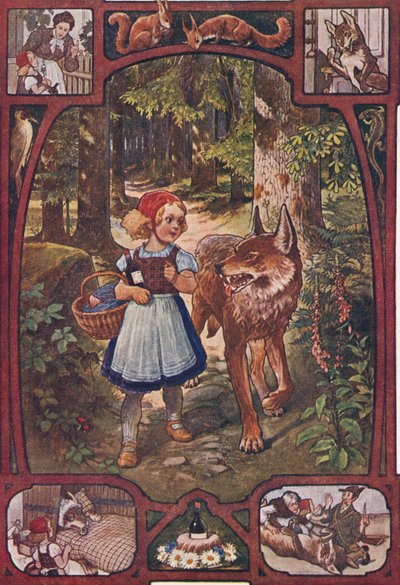 Le Petit Chaperon Rouge, c.1910 - Unbekannter Künstler