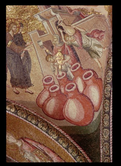 Le Miracle de Cana, du Monastère de Chora, Byzantin, vers 14ème siècle - Unbekannt