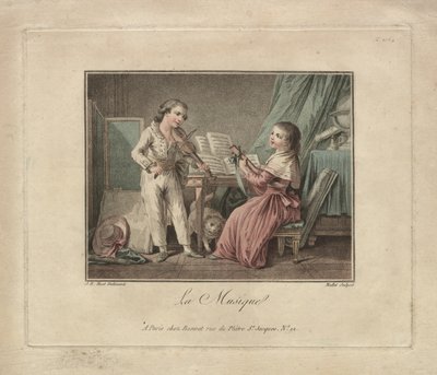 La Musique, c.1780 - Unbekannter Künstler