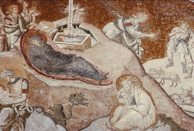 La Nativité, du Monastère de Chora, Byzantin, vers 14ème siècle - Unbekannt