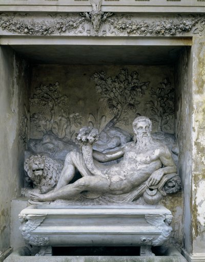 Le Nymphée, détail d