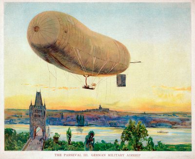 Le Parseval III : dirigeable militaire allemand - Unbekannt