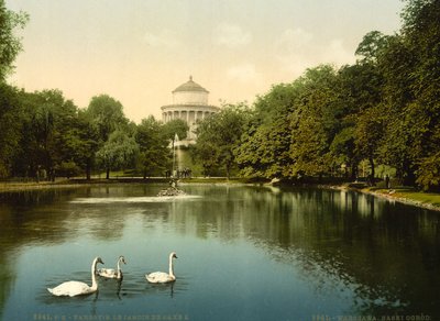 Le jardin de Saxe, Varsovie, Russie (c