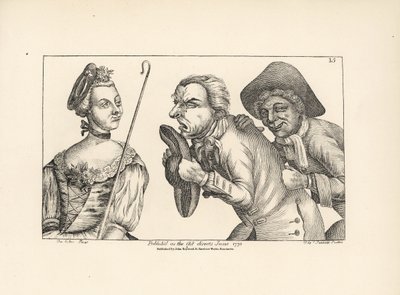 Les figures comiques de Cimon et Mopsus avec la belle Phillida. Tiré de l