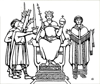 Le couronnement du roi Harold Godwinson - Unbekannt