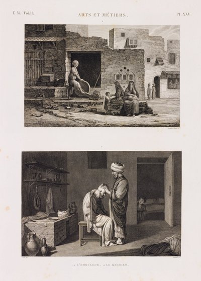 Le meunier; Le barbier - Unbekannt