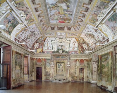 Le salon principal, conçu par Pirro Ligorio pour le cardinal Ippolito II d