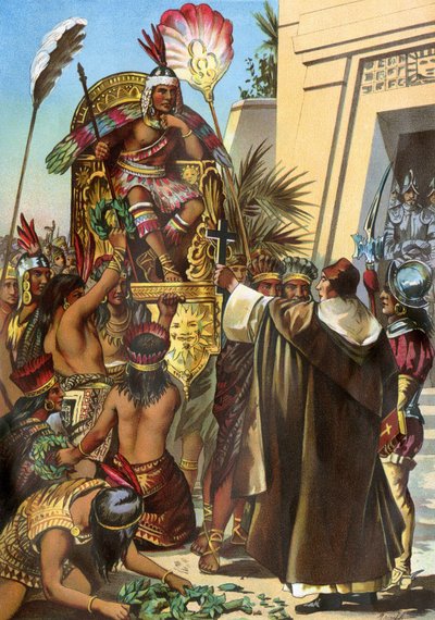 Le père missionnaire Vicente de Valverde s