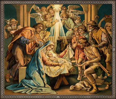 La Nativité - Madone et enfant - Nouveau Testament - Unbekannter Künstler