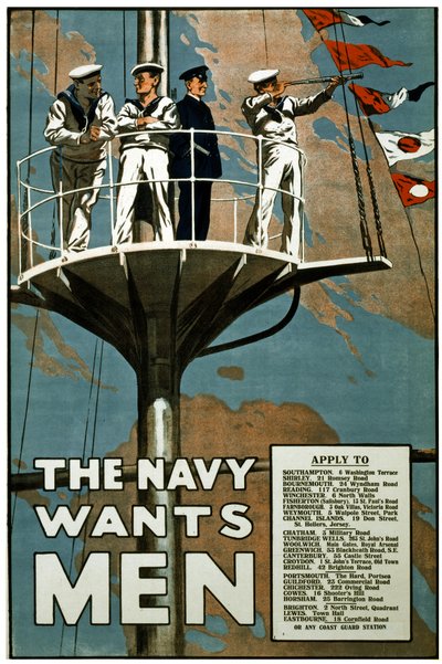La marine veut des hommes, c.1915 - Unbekannt