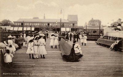 Le quai de Pocitos, Montevideo, Uruguay - Unbekannter Künstler