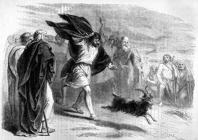 Le bouc émissaire envoyé dans le désert - Bible - Unbekannter Künstler